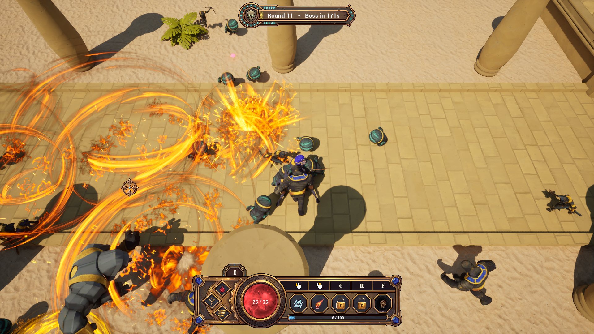 Meteor Call in the desert