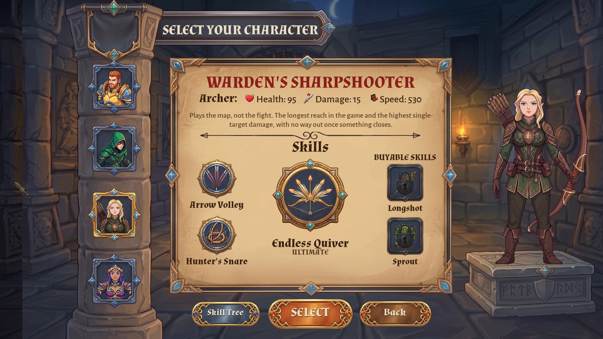 Character select